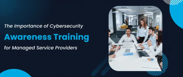 “MSP team undergoing cybersecurity awareness training to improve client protection services”