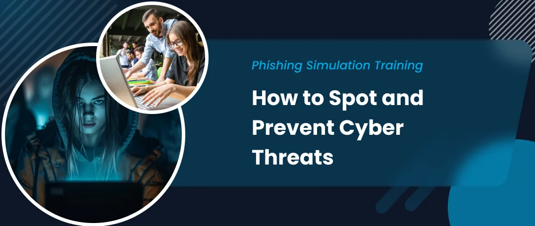 “Employee participating in phishing simulation training to learn how to identify and prevent cyber threats”